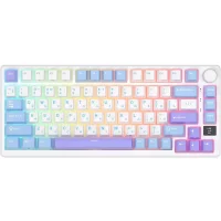 Клавиатура Royal Kludge RK-M75 RGB Taro Milk (RK Silver) фото 1